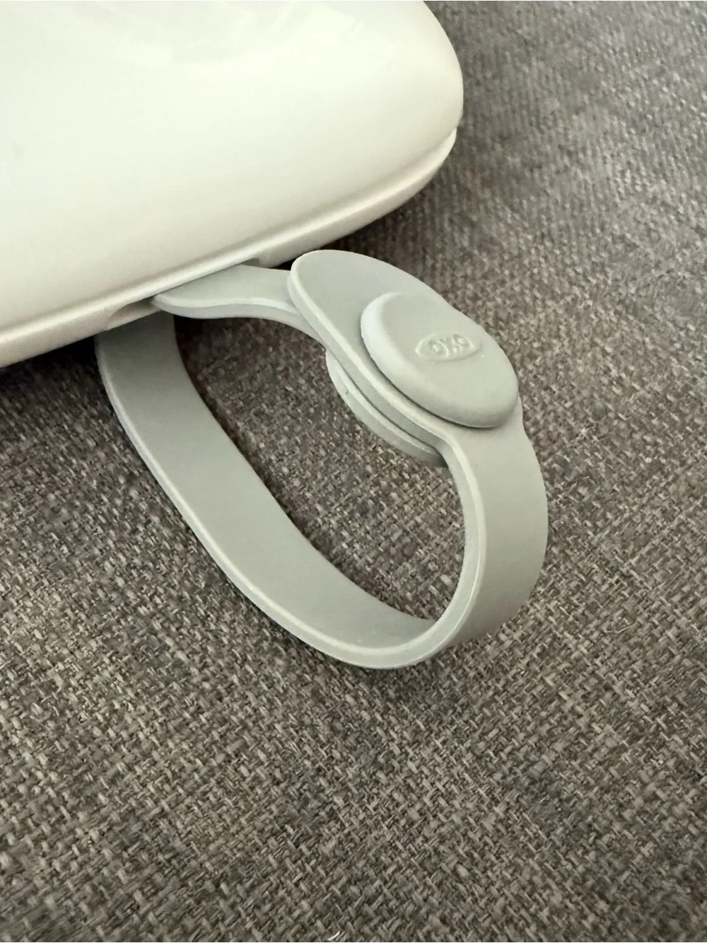 Oxo White and Gray Baby Wipes Case